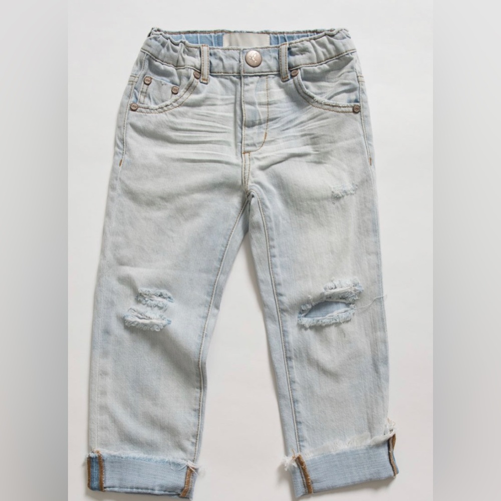 One Teaspoon Kids “Brando Awesome Baggies Straight Leg Jeans”